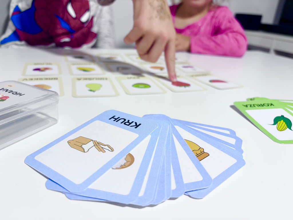 Poučne kartice - Hrana