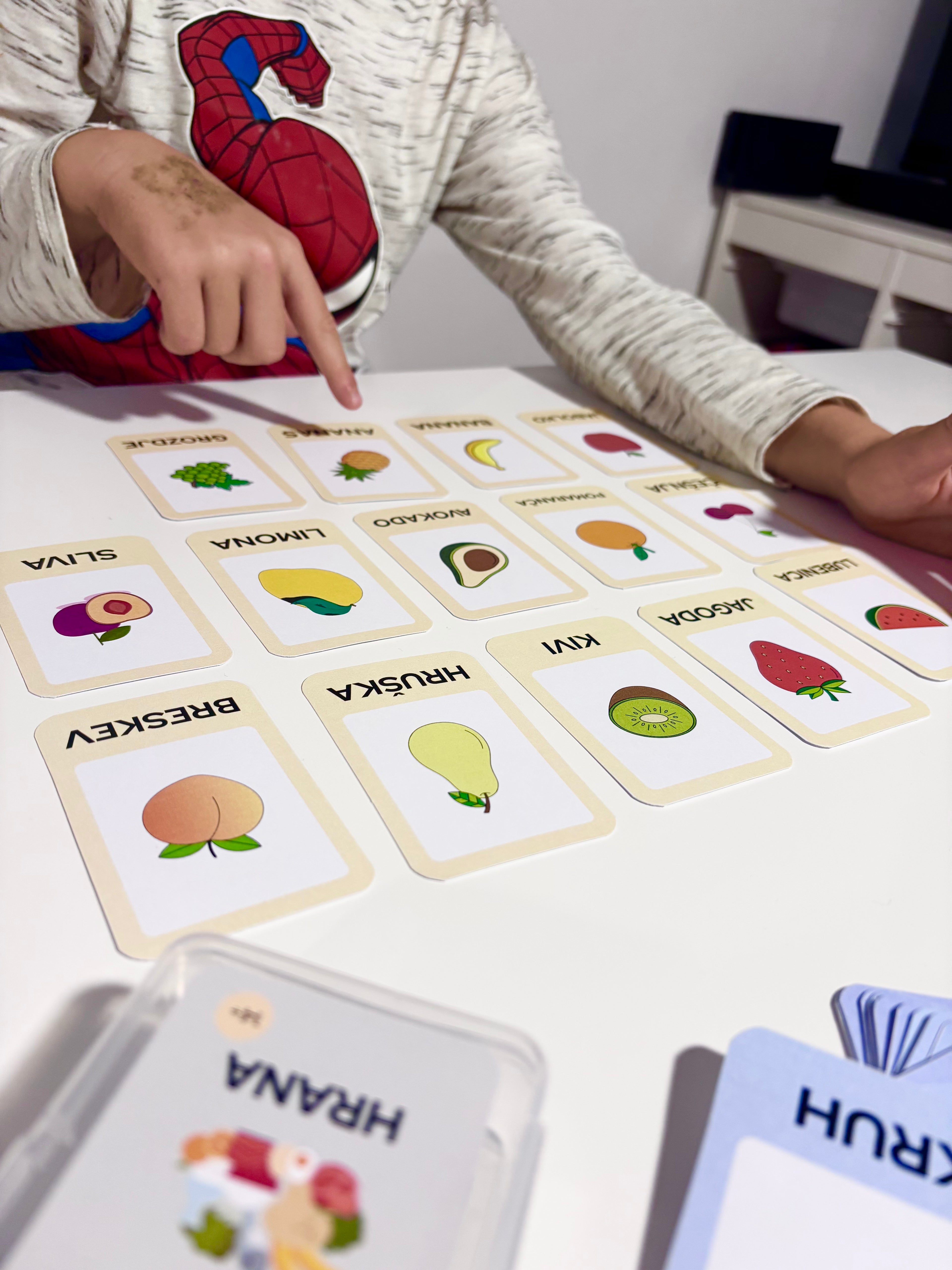 Poučne kartice - Hrana